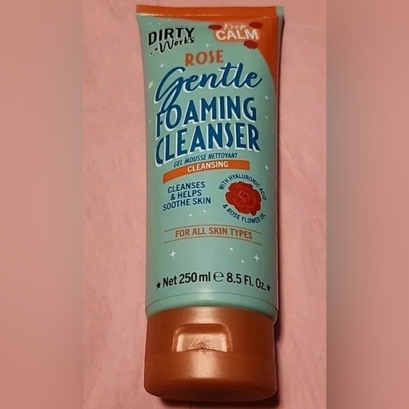 New Dirty Works - Keep Calm - Rose Gentle Foaming Cleanser - 8.5 oz - Picture 1 of 1